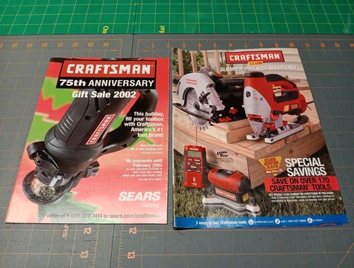 Craftsman 75th Anniversary 2002 & Craftsman Club 2005 Catalogs