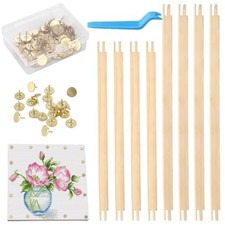 8 Pcs Needlepoint Stretcher Bars for Needlework - 6"  8"