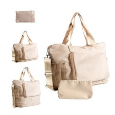 Large Travel Bag - Foldable Expandable Carry On Bag With Shoe Compartment, ...