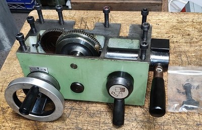 Emco Maximat Super 11 Lathe Imperial Apron w/ Adj Zero Gauge & Half Nuts  F10Z