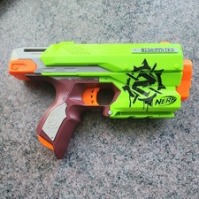 Nerf Zombie Strike Sidestrike Blaster Green Orange Toy Cosplay