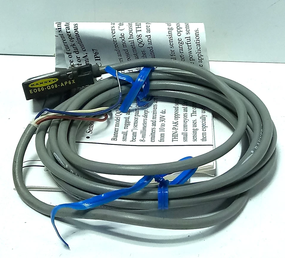 Banner Engineering EO60-Q08-AP6X 27761 10-30 V DC Photoelectric Sensor - Image 2 of 4