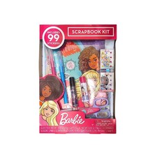 Barbie Scrapbooking Kit - Includes 99 Stickers, Scrapbook, Markers  More