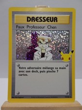 Carte Pokémon " Faux Professeur Chen " 73/102  Célébrations 25 Ans EB7.5 NEUF FR