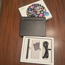 Wacom Intuos Small Graphics Drawing Tablet with Pen Stylus  USB Cable CTL-4100