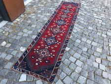 Handmade Wool Rug, Bohemian Runner Rug, Turkish Vintage Rug, Home Rug,2,1x9,1 ft