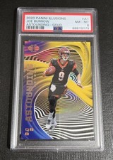 Joe Burrow 2020 Panini Illusions A1 Astounding Gold RC Rookie /25 PSA 8 Pop 2