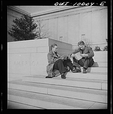 Washington DC 1942 National Art Gallery High School Students Maps Catalogues