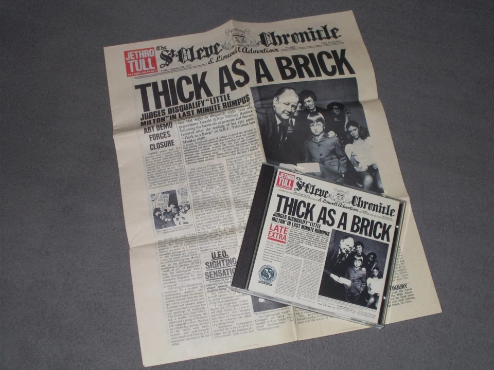 Jethro Tull CD- Box 25th " THICK AS A BRICK " inkl. St. Cleve Zeitung ! - Bild 3 von 4