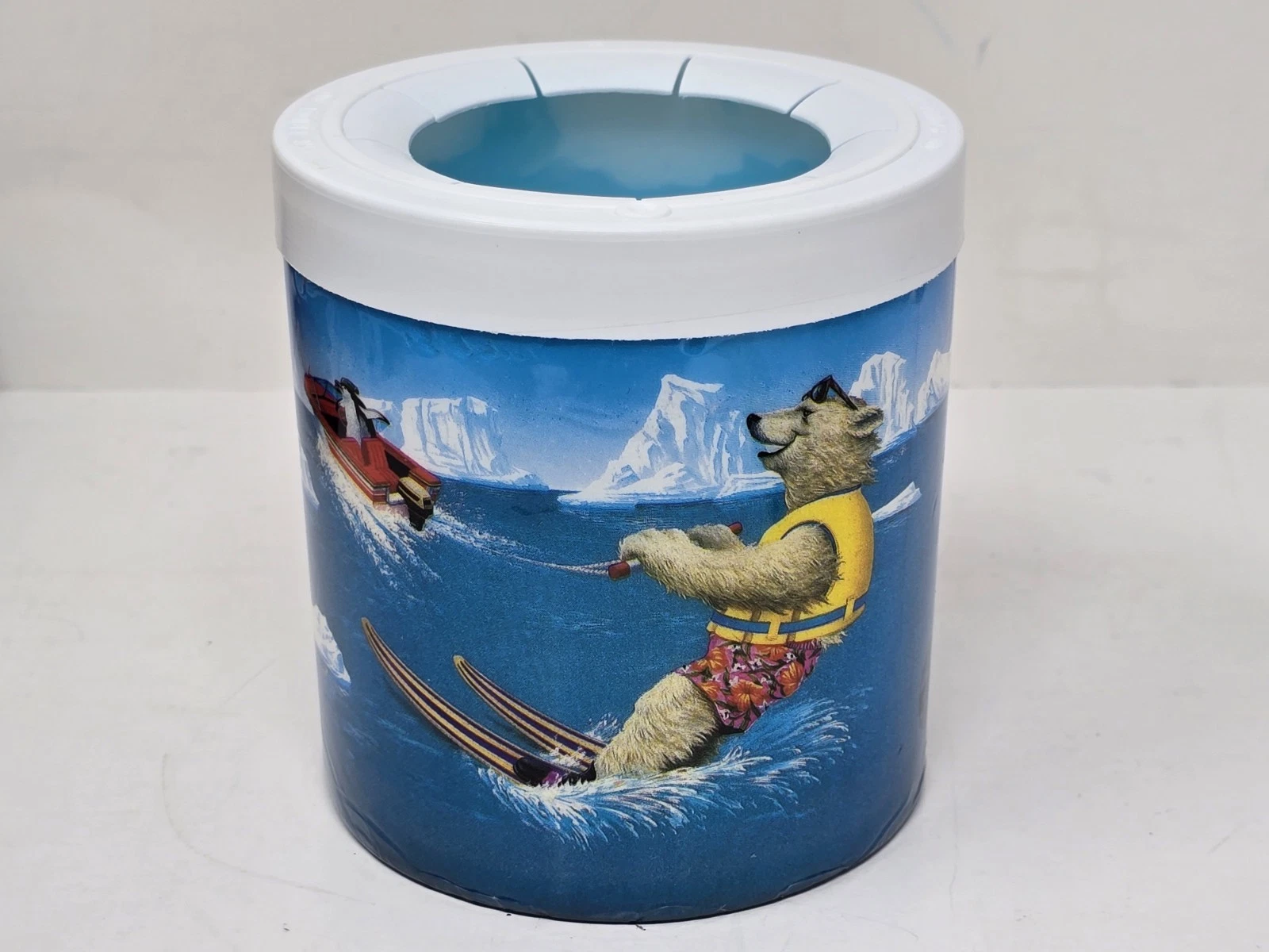 Vintage Candea THE FRIDGE Beverage Cooler Polar Bear Water Skiing Made in Canada
Opens in a new wind