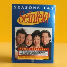 Seinfeld Seasons 1 and 2 Volume 1 DVD Box Set Sealed Bonus Features Collectible
