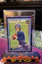 2025 Panini Donruss Optic - Rated Rookie Jaxson Dart #273 Purple Shock Prizm  