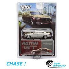 CHASE ！Mini GT 1:64 Mercedes-Maybach S 680 Gold / Dark Red Metallic #962
