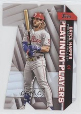 2021 Topps Topps Platinum Players Die-Cuts Bryce Harper #PDC-31 0i7b
