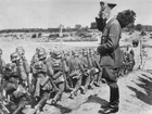 WW2 WWII German Leader Greets Wehrmacht Troops War Military Poster Print