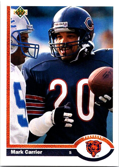 1991 Upper Deck #434b Mark Carrier