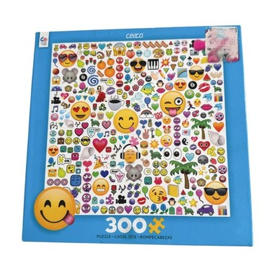 Ceaco Emoji Partyzeit 300 Teile Puzzle Komplett