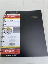 2025-2026 AT-A-GLANCE Move-A-Page 9" x 11" Academic Year Weekly & Monthly Planne