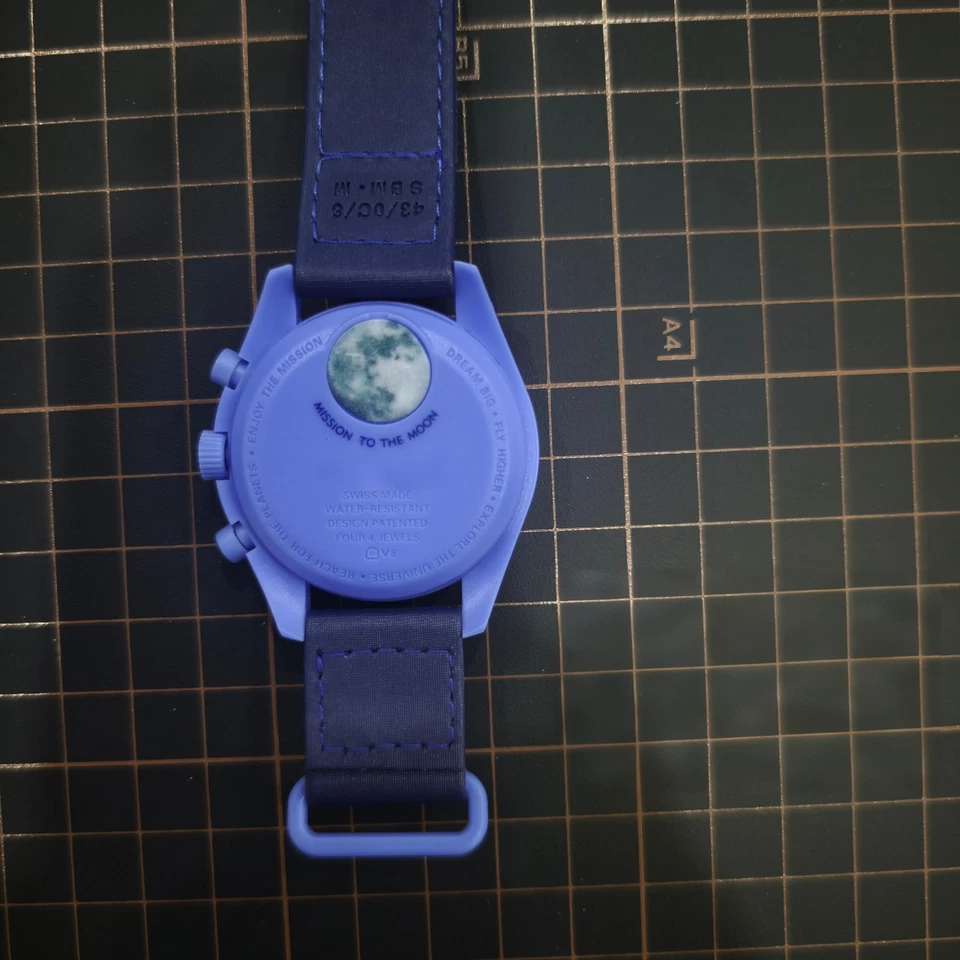 #Moons watch MISSION TO THE SUPER BLUE MOON PHASE - Image 4 of 4