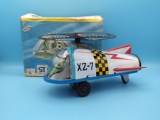 Tin Space Ship XZ-7 - ATC - JAPAN 1968 Working with Box Top Not Masudaya
