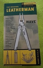Vintage Leatherman WAVE Multitool  with 18 features NEW IN BOX Made in USA
