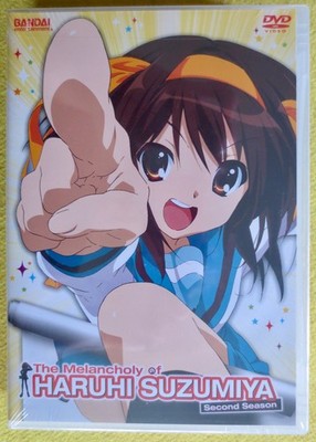 The Melancholy of Haruhi Suzumiya Complete Season Two DVD 2010 Bandai in shrink
