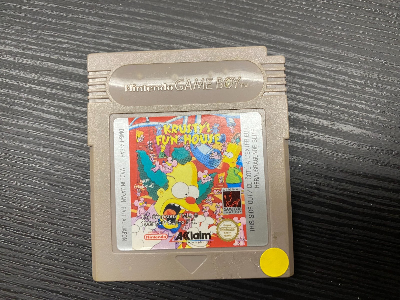 Krusty's Fun House Nintendo Game Boy Loose PAL GameBoy GB