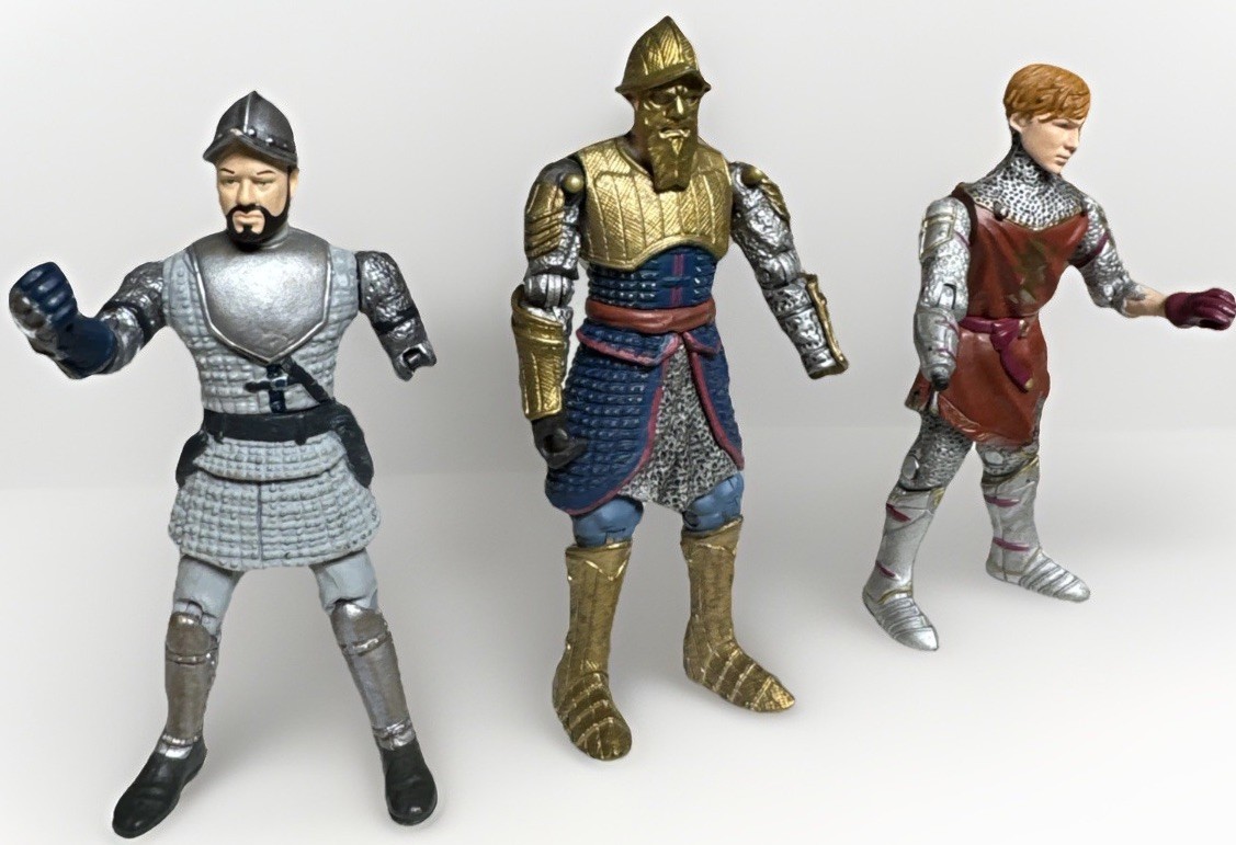Mix Figure Lot 3 Chronicles Of Narnia Prince Caspian King Miraz For Parts Repair