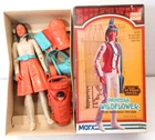 Marx Best of The West Princess Wildflower Indian Doll in Box Vintage 1974