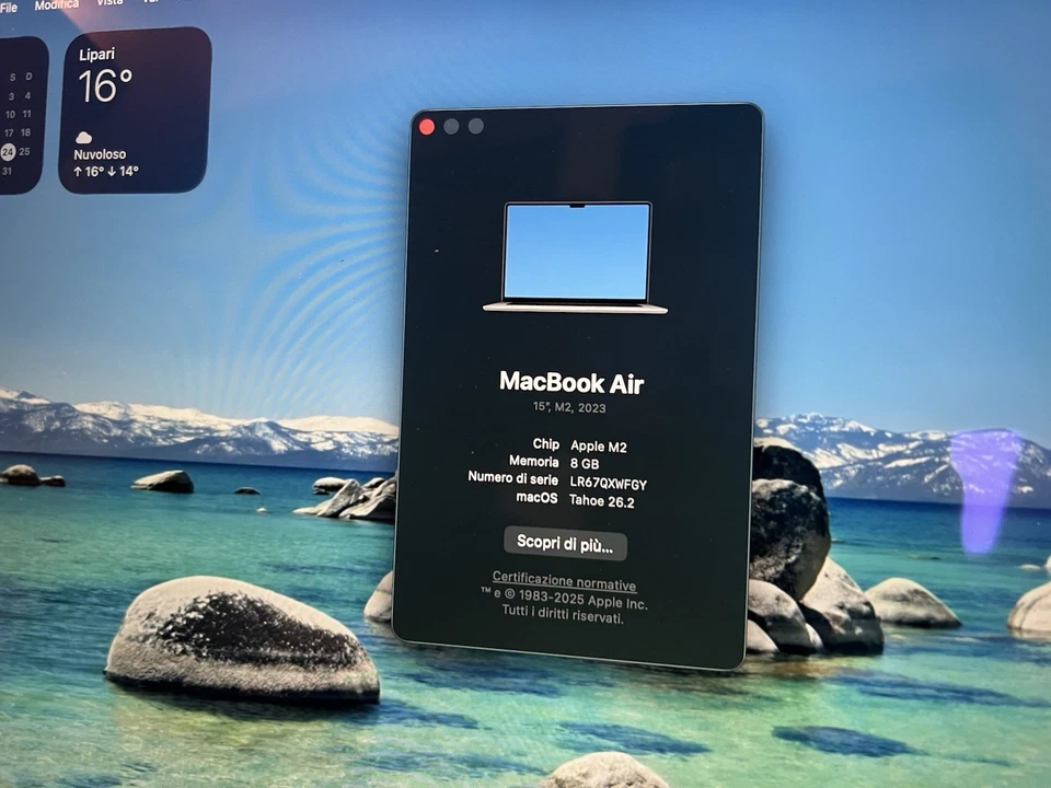 Apple MacBook Air 15" M2 · 8GB · 512GB, foto 4 di 5