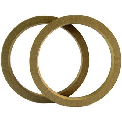 15'' Mdf Wood Speaker Spacer Rings Pipeman'S Installation Solution