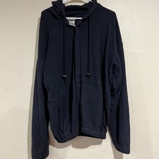 Bullwark FR Hoodie Quarter Zip Navy Blue Sz XL