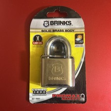 New Brinks Solid Brass 50mm Resettable Combin...