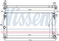 MotorküHler WasserküHler Nissens 607154 FüR Toyota HR NGX10_ NGX10R 4WD NGX50_