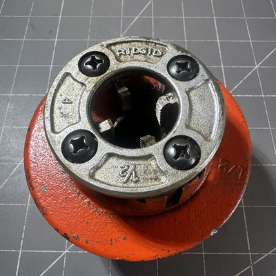 #ad Ridgid 1 2quot; NPT Threading Die Head 12 R Made In USA $32.99