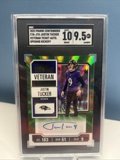 2023 Panini Contenders - Veteran Ticket Autographs Justin Tucker #CTA-JTU Auto