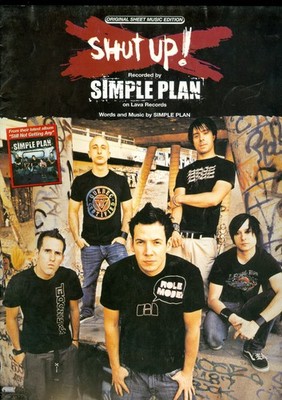 Simple Plan sheet music ''Shut Up''