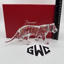 Baccarat Zodiaque Tiger 2022 Clear Crystal Gold Figurine New In Box 2814611