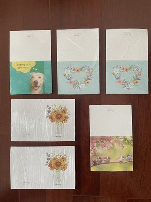 Current Notecards. Set of 6. Each set has 10 cards. New, never opened pkgs.