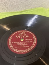 Albert Spalding 78 rpm 14579, Romance No.2 In F Major Beethoven. Op 50 VG+