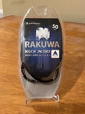 Phiten RAKUWA Necklace X50 High End Model Gray Black 50 cm NEW