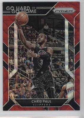 2016-17 Panini Prizm Go Hard or Go Home Ruby Wave Prizm Chris Paul #11 g8k