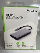 Genuine Belkin USB-C 4-in-1 Multiport Adapter