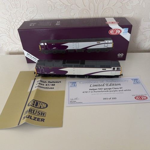 Heljan Limited Edition Spur O Class 47 47817 Porterbrook DCC ready, 093 of 300 | Condition: New: Other (See Details)