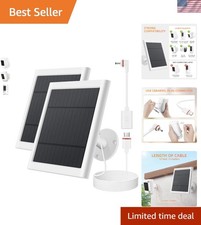 High Efficiency 4W Solar Panel for Ring Spotlight  Stick Up Cam - Easy Install
