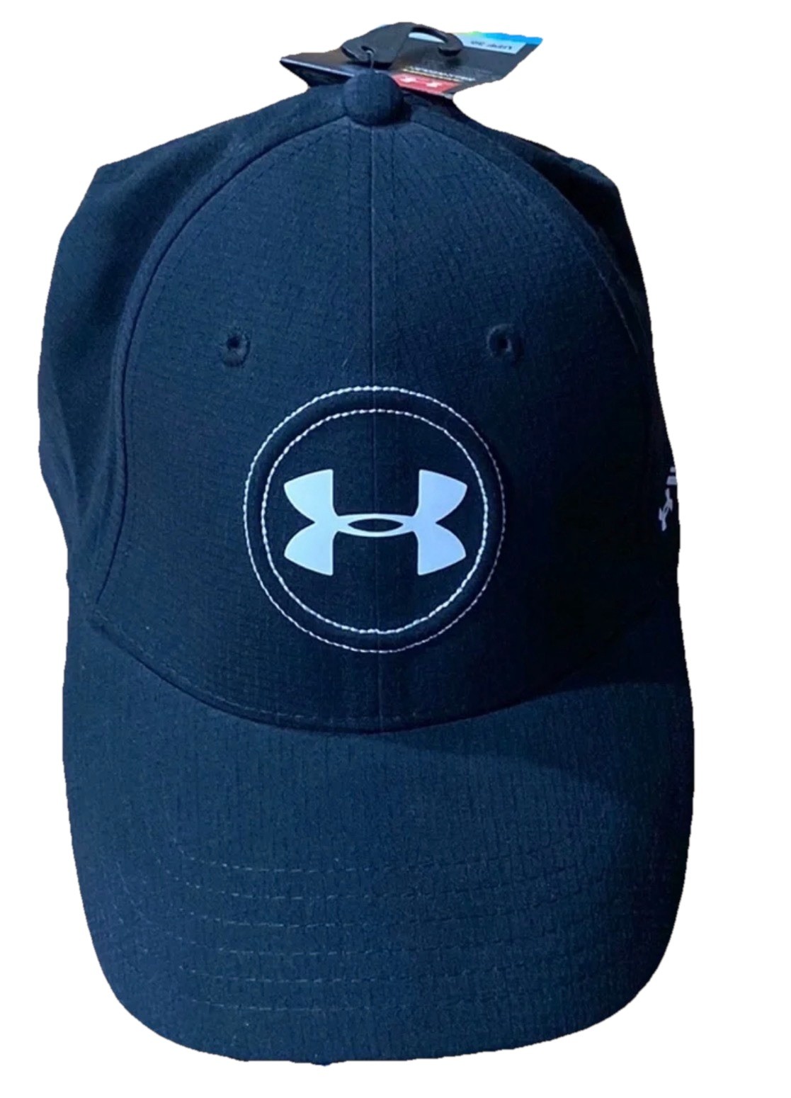 NEW Under Armour Blue Men's UA Fitted Golf Hat 1362191 XL 2XL New