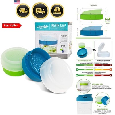 kefir lid mason jar lids wide mouth mason jar lids living culture grain drain...