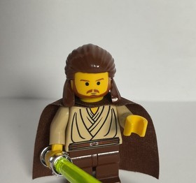 LEGO Star Wars Qui-Gon Jinn Minifigure - sw0027 - Sets 7101 7121 7204