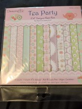 Dove craft Tea Party Paper Pack