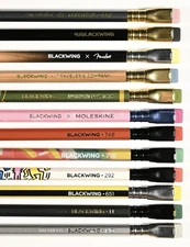Blackwing 12 Pencil Collector Set Volumes LAB Moleksine Fender Haring Travelers